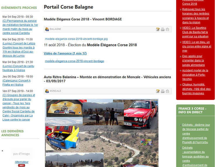 Ancien site Portail-Corse-Balagne.fr